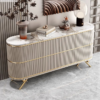 1.5M Vienna Marble Top Sideboard - Beige - Image 4