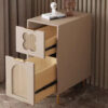 Tally Leather Nightstand - Image 3