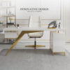 1.8M Melbourne Marble Office Desk - Image 2
