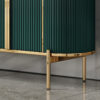 1.5M Elegance Marble Top Sideboard - Emerald - Image 4