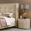 Monarch Leather Marble Top Nightstand - Image 2