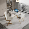 1.8M Melbourne Marble Office Desk