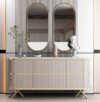 1.5M Vienna Marble Top Sideboard - Beige