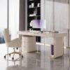 1.8M Beverly Marble Office Desk - Image 5