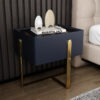 Riyadh Leather Nightstand Side Table - Image 3