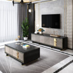 2.4M Kingdom Tempered Glass TV Stand