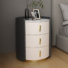 Luxora Leather Marble Top Nightstand - Image 5
