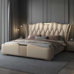 Majestic King Size 3 Piece Bedroom Suite Set - Taupe