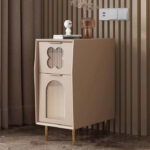 Tally Leather Nightstand