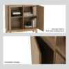 1.95M HIRADO Bookcase Cabinet - Image 7