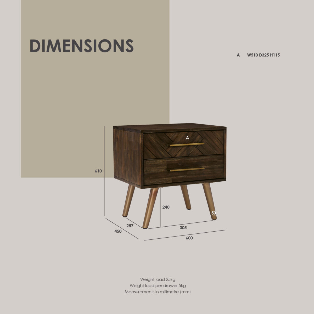 SIVAN BEDSIDE TABLE - Image 7