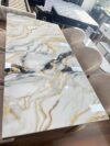 2M Lioness Solid Marble Stone Top Dining Set - Image 5