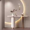 1.5M Diane Slate Marble Top Console Table - Image 6