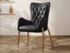 ET Leather Dining Chair - Black