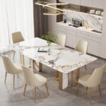1.8M Coperni Solid Marble Dining Table