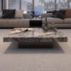 1.2M Timeless Solid Marble Stone Coffee Table - Image 2