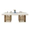 2.2M Majestic Solid Marble Dining Table - Image 6