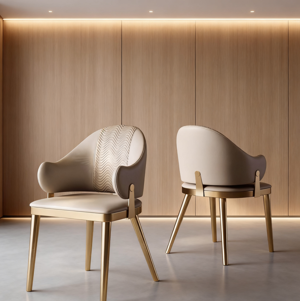 GOLDA Leather Dining Chair - Image 1