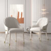VENUS Leather Dining Chair - White