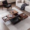 1M Burlington Solid Wood Coffee Table - Image 3