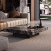 1.2M Timeless Solid Marble Stone Coffee Table