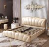 Bulgari Upholstered Leather King Bedframe - Image 2