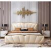 Bulgari Upholstered Leather King Bedframe