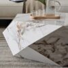 1.1M Prism Solid Marble Stone Coffee Table - Image 6