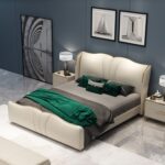 Seraphine Upholstered Leather King Size Bedframe
