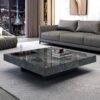1.2M Timeless Solid Marble Stone Coffee Table - Image 7