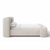Teddy Fabric King Size Bed Gas Lifting - Image 5