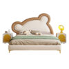 Bear Upholstered Leather Queen Bedframe - Image 4