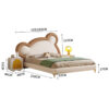 Bear Upholstered Leather Queen Bedframe - Image 5