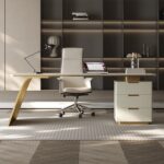 1.8M Berlin Marble Office Desk