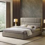 ZURICH Upholstered Luxury Leather King Size Bedframe