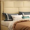 ARVA Upholstered Leather King Bedframe - Image 6