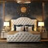 Bellamy Upholstered Luxury Leather King Size Bedframe