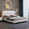 Camilla Upholstered Luxury Leather King Size Bedframe - Image 8
