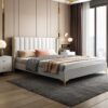 Camilla Upholstered Luxury Leather King Size Bedframe - Image 4