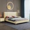 Camilla Upholstered Luxury Leather King Size Bedframe - Image 7