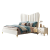 Guardian Upholstered Leather King Size Bedframe - Image 3