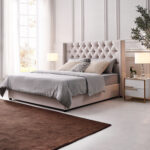 Lindsay Upholstered Luxury Velvet King Size Bedframe