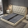 Madelyn Upholstered Luxury Leather King Size Bedframe - Image 2