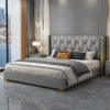 Madelyn Upholstered Luxury Leather King Size Bedframe - Image 2
