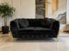 MOROCCO Living Suite Upholstered Velvet Sofa Set - Image 3