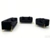 MOROCCO Living Suite Upholstered Velvet Sofa Set - Image 8