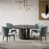 Noah Velvet Dining Chair - Image 3