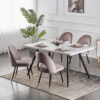 Omega Velvet Dining Chair - Image 6