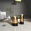 Prague Tempered Glass Coffee Table Set - Image 2