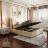 Lioness Upholstered Luxury Leather King Size Bedframe - Image 4